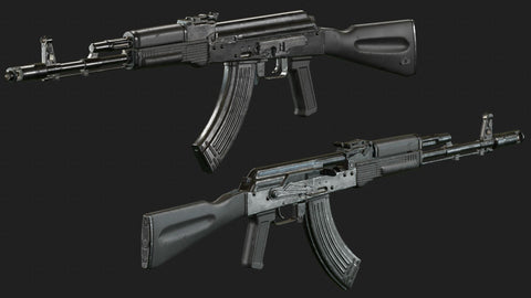 AK-103 low-poly 3D model | 3DModel Pro