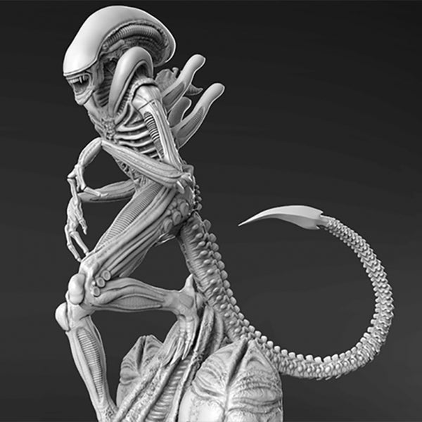 Alien Xenomorph Figurine 3D model STL for 3D Printing