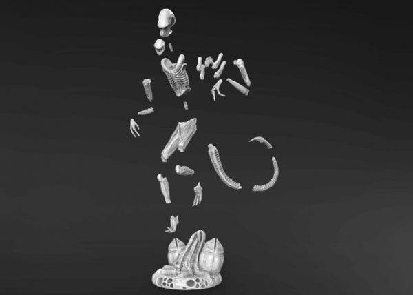 Alien Xenomorph Figurine 3D model STL for 3D Printing