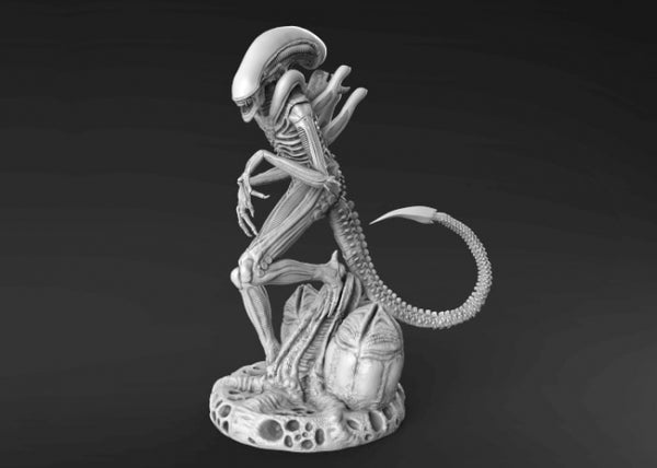 Alien Xenomorph Figurine 3D model STL for 3D Printing