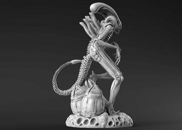 Alien Xenomorph Figurine 3D model STL for 3D Printing