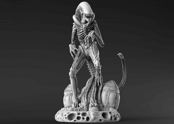 Alien Xenomorph Figurine 3D model STL for 3D Printing