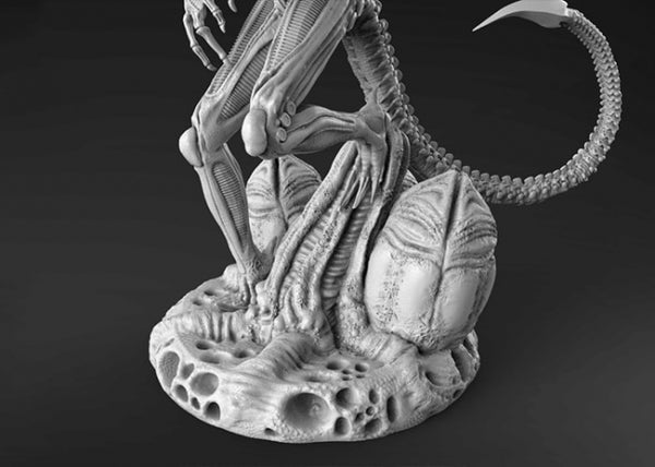 Alien Xenomorph Figurine 3D model STL for 3D Printing