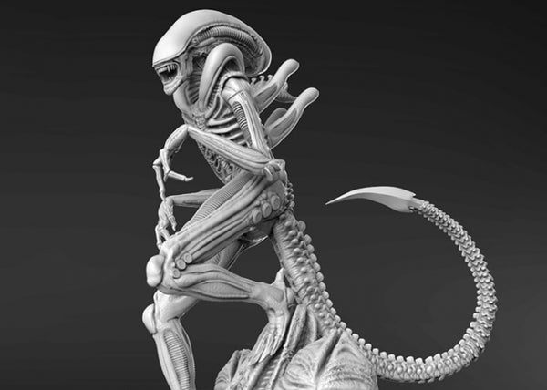 Alien Xenomorph Figurine 3D model STL for 3D Printing