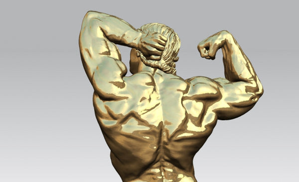 Arnold Schwarzenegger 3D Model STL format Ready to print 3D print model