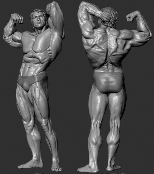 Arnold Schwarzenegger 3D Model STL format Ready to print 3D print model