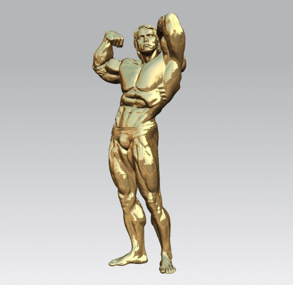Arnold Schwarzenegger 3D Model STL format Ready to print 3D print model