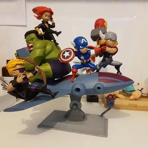 Avengers Assemble Chibi 3D model ready print