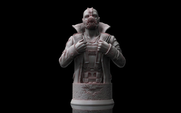 Bane Bust 3D model ready for print