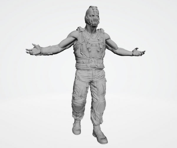 Bane movie 3d model ready to print