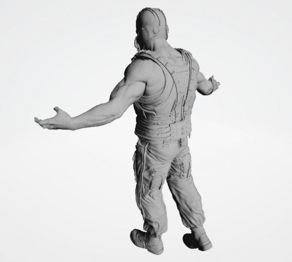 Bane movie 3d model ready to print