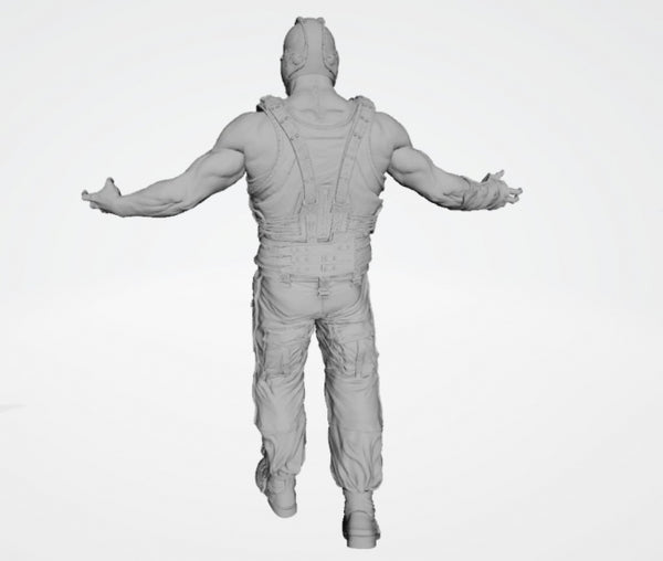 Bane movie 3d model ready to print