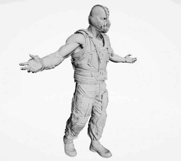 Bane movie 3d model ready to print