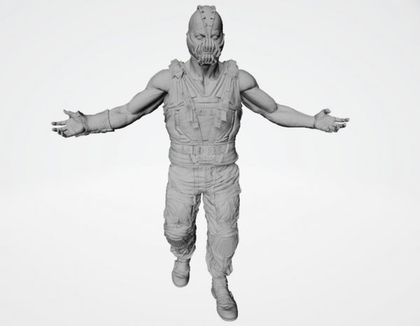 Bane movie 3d model ready to print