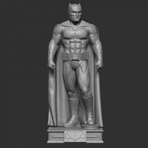 Batman figure Ben Affleck 3D model ready print