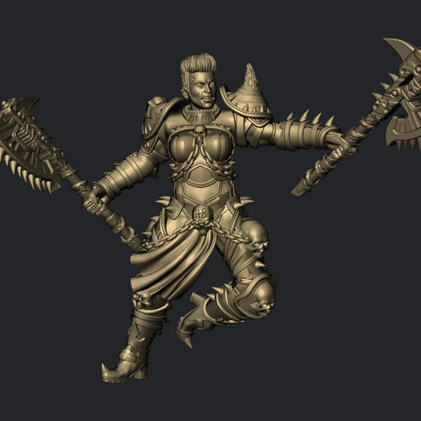 Berserker warrior Statue 3D model STL for 3D Printing