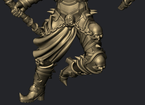 Berserker warrior Statue 3D model STL for 3D Printing