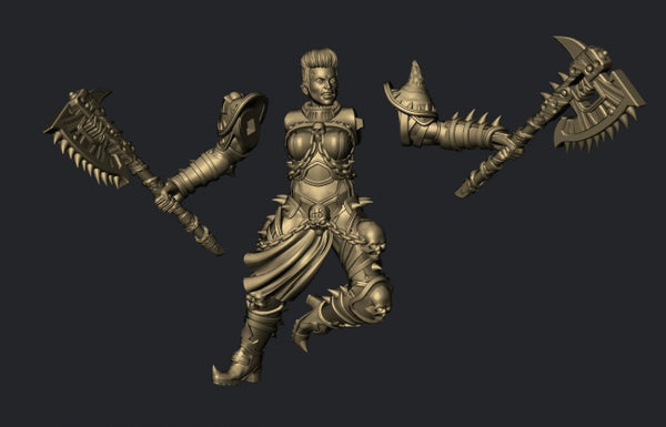 Berserker warrior Statue 3D model STL for 3D Printing