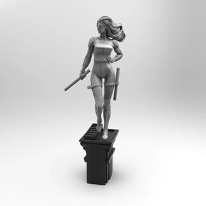 Black Canary DC 3D Model Ready to Print STL