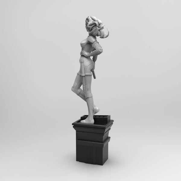 Black Canary DC 3D Model Ready to Print STL