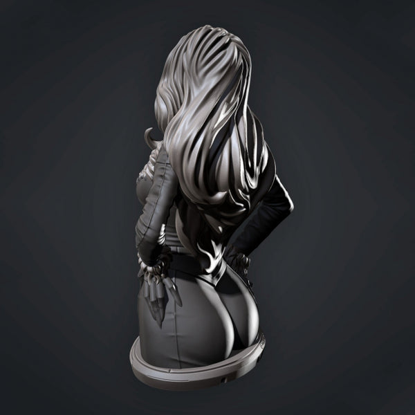 Black Cat Bust 3D print model