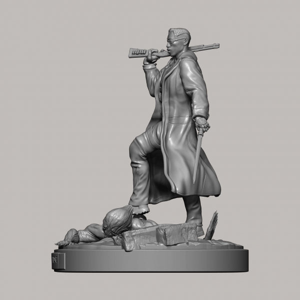 Blade Marvel Statue 3D Model Ready to Print