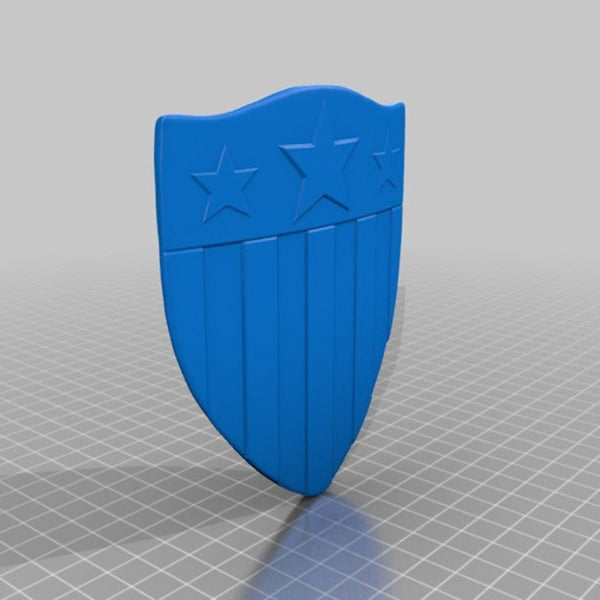 Captain America Bust 3D Printing Model STL