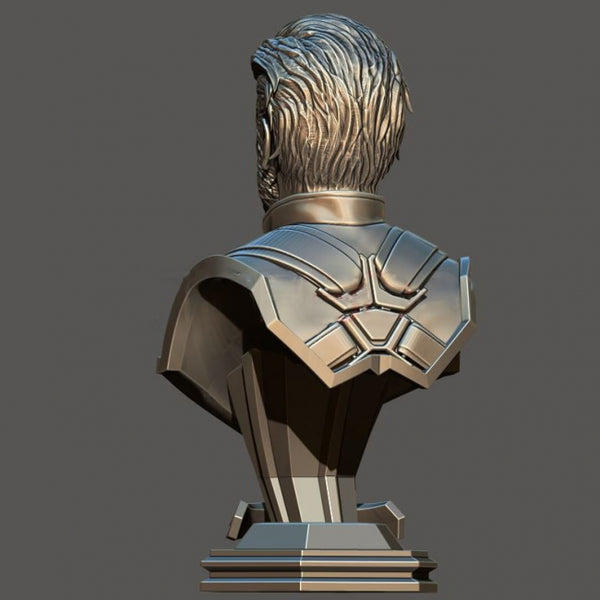 Captain America Marvel Bust 3D print model