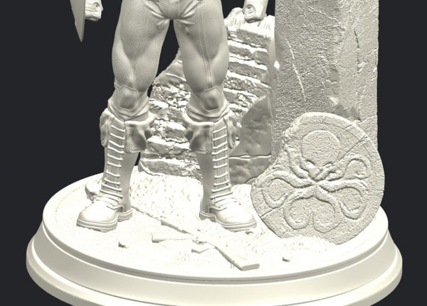 Captain America Statues 3D Printing Model STL