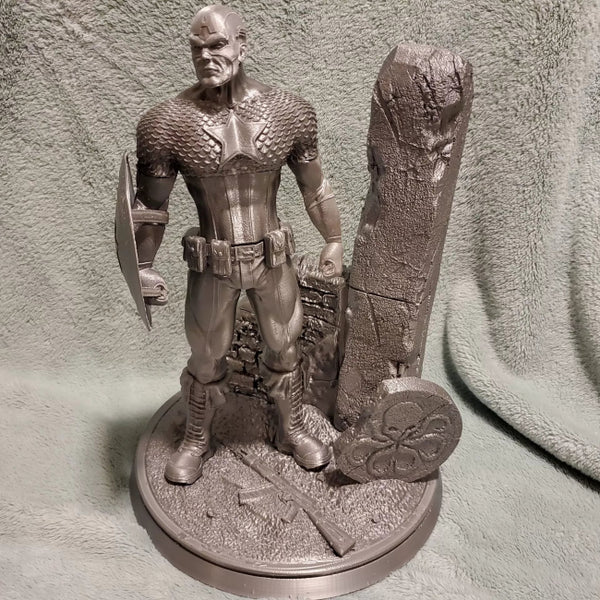 Captain America Statues 3D Printing Model STL