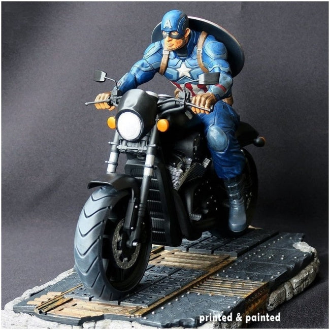 Captain america motorcycle discount model