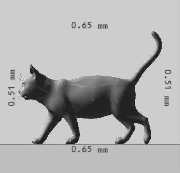 Cat 3D Model Ready to Print