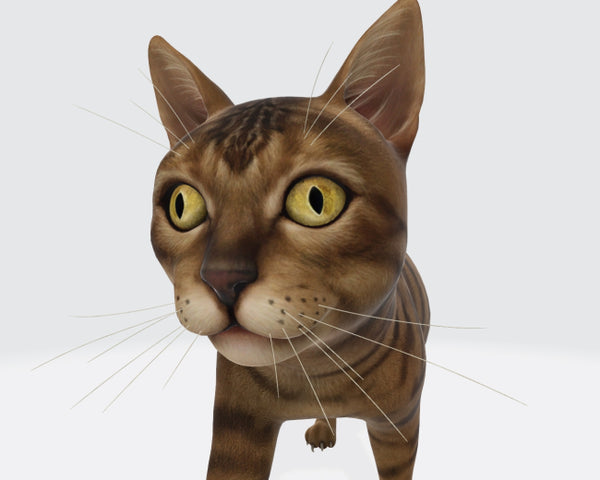 Cat 3D Model Ready to Print