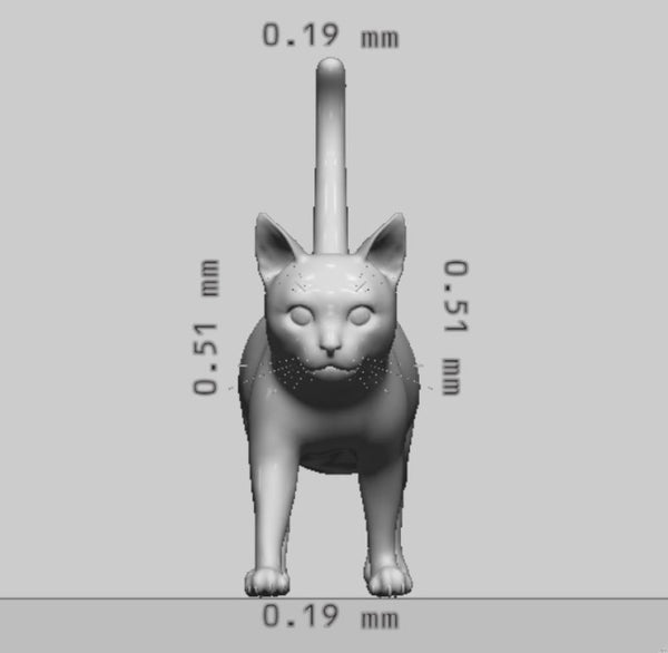 Cat 3D Model Ready to Print