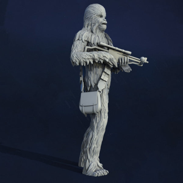 Chewbacca Miniature 3D Print model for 3D Printing