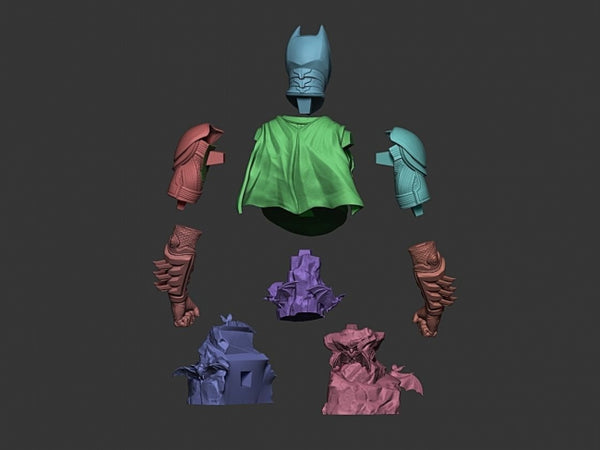 Batman Arkham Knight Helmet 3D model ready print
