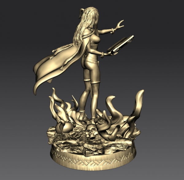 Dark Mage miniatures 3D model for 3D Print STL File