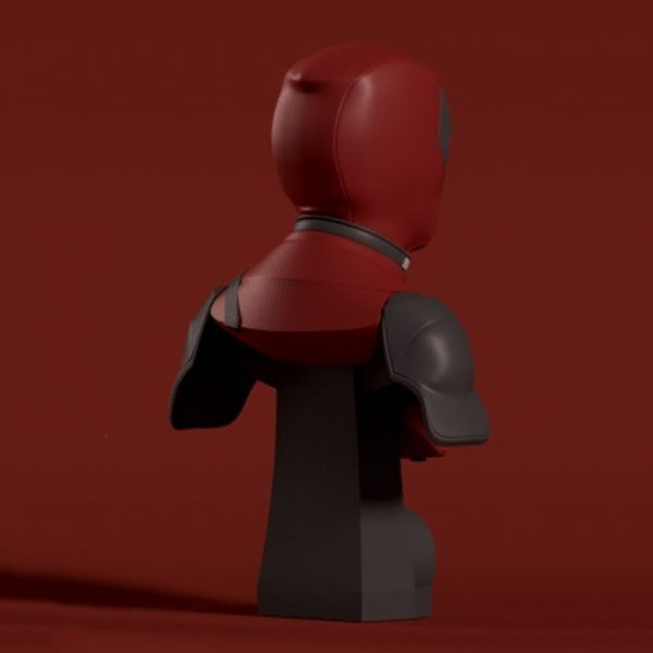 Deadpool Bust 3D Model Ready to Print STL Format