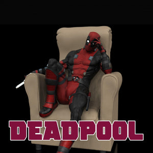 Deadpool Statue 3D Model Ready to Print STL Format