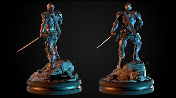 DeathStroke statue 3D model Printable