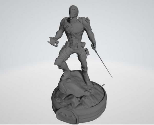 DeathStroke statue 3D model Printable