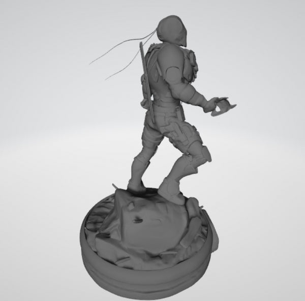 DeathStroke statue 3D model Printable