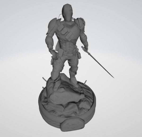 DeathStroke statue 3D model Printable