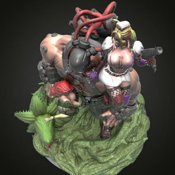 Diorama Bane 3D print model STL format