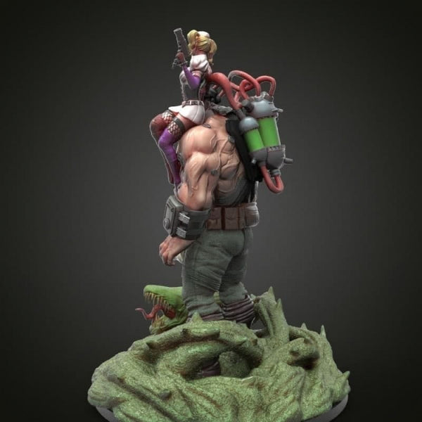 Diorama Bane 3D print model STL format