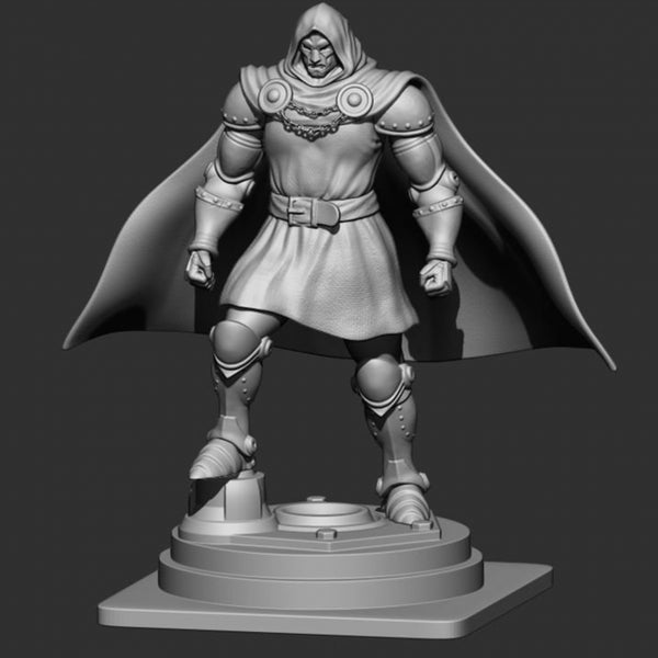 Doctor Doom Marvel Statues 3D Model Ready to Print