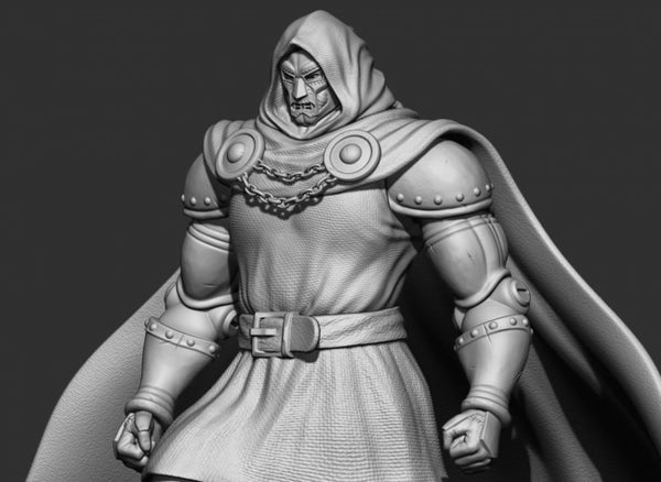 Doctor Doom Marvel Statues 3D Model Ready to Print