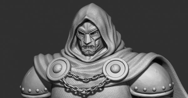 Doctor Doom Marvel Statues 3D Model Ready to Print