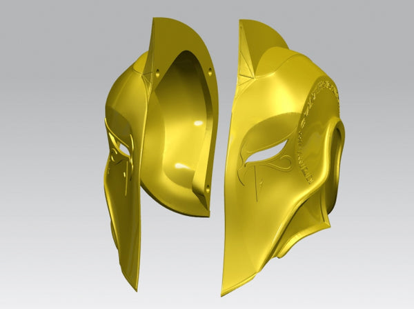 Doctor Fate Helmet Cosplay 3D model ready print