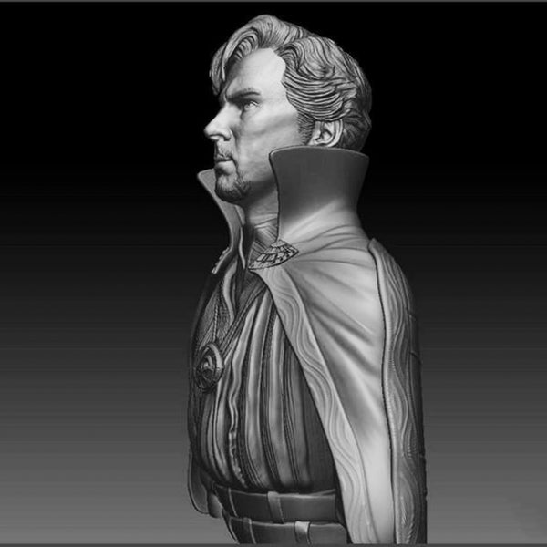 Dr. Strange Bust 3D Model Ready to Print